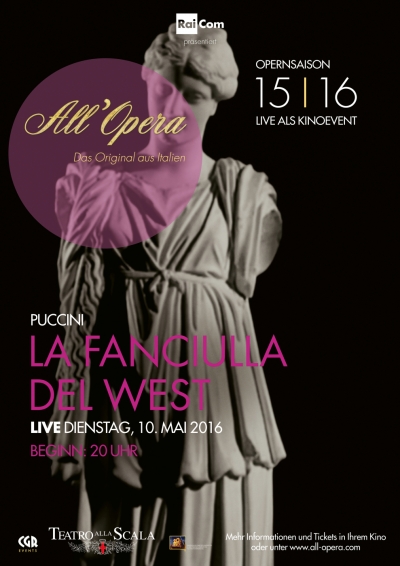 Filmplakat La fanciulla del west