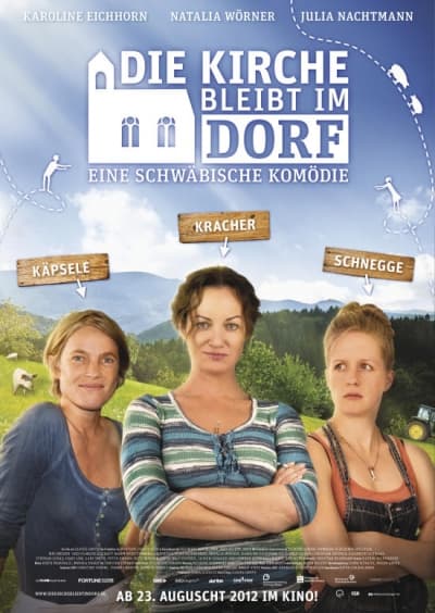 Filmplakat Die Kirche bleibt im Dorf