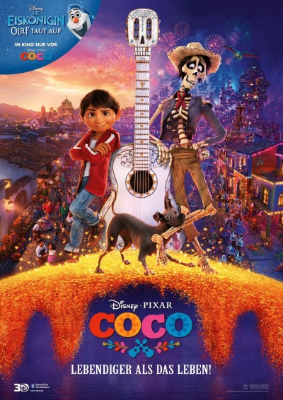 Filmplakat Coco - Lebendiger als das Leben! (Mit Vorfilm Olaf)