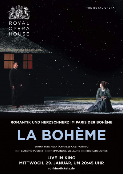 Filmplakat ROH: La Bohéme Oper